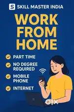 Work from home opportunity for housewife,student as well as job person