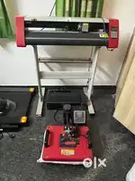 Heat press , vinyl plot cutter , sublimation printer