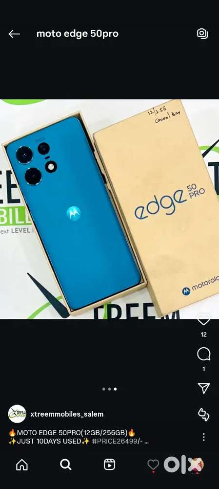 Motorola edge 50 pro 12 256