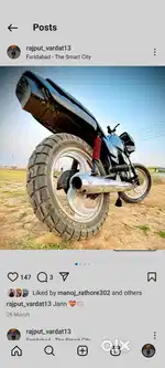 Full modified splendor with fat tyre and alloys