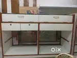 Wooden Table, Mobile table, Cash counter