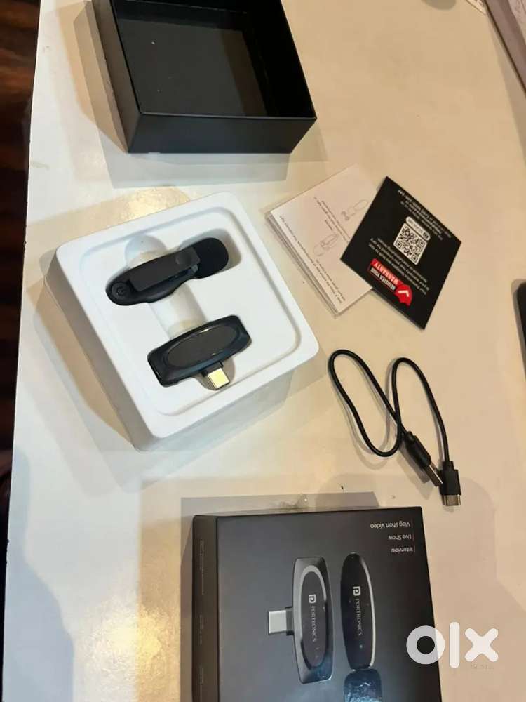 Portronics mic for audio recording voice recordings
