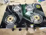 Elica (whirlpool) CT vetro 4 burner gas