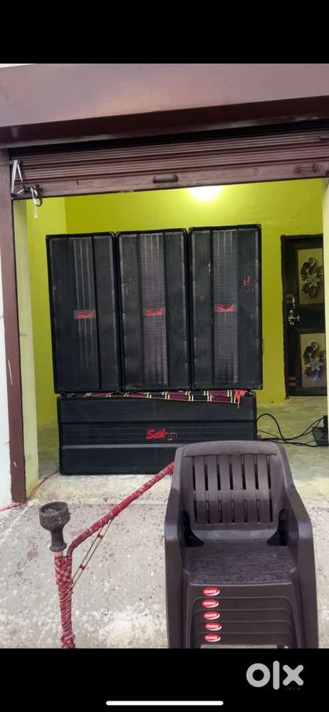 Dj setup 3top 600watt 5footbase 1200watt
