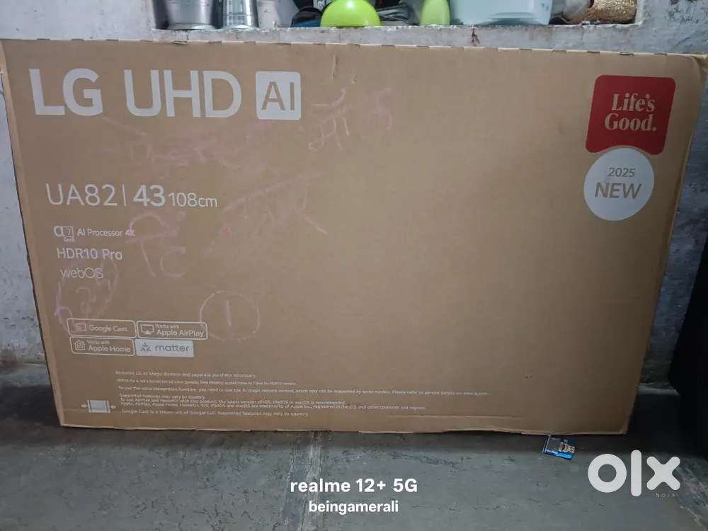LG TV 43 inch 4k sill TV 21500price