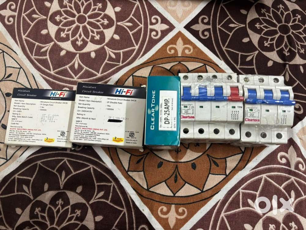 MCB Switches Plug SP DP TP