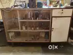 Showcase with best plywood and teak finishing