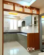 Khwaja furniture. Showcase cum partition. Bajaj finance available
