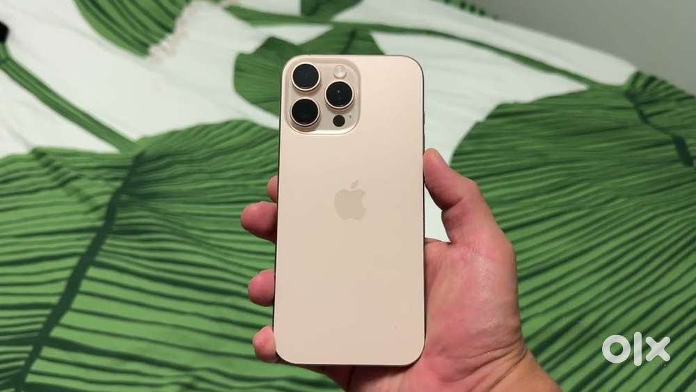 Iphone 16pro max 256gb warrtny upto feb