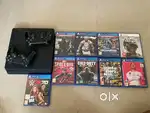PS4 1TB with 9 Games
