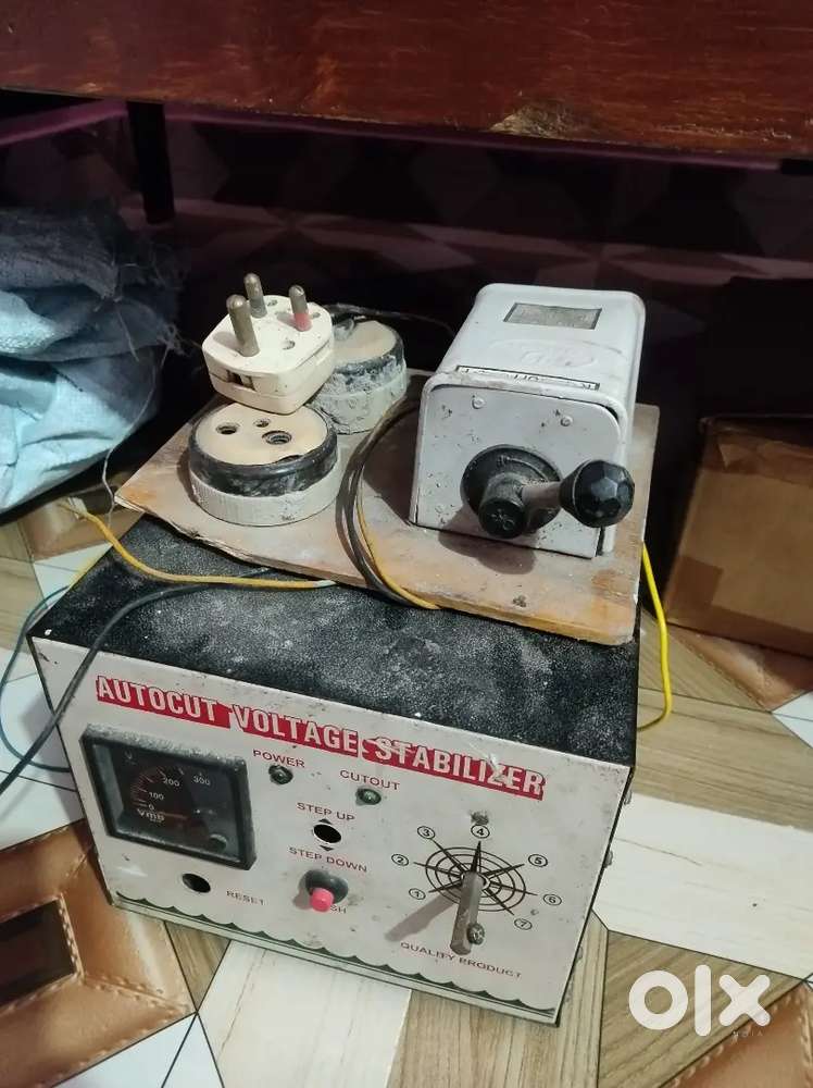 3kw manual stabilizer, hand made, running conditions