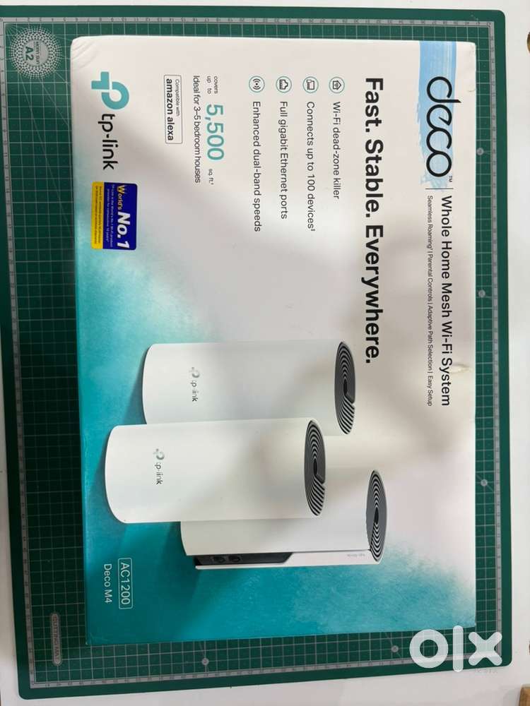 TP-Link Deco M4 AC1200 Mesh Wi-Fi System – Whole Home Coverage!