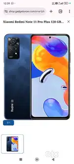 Redmi note 11 pro pulse 5 G phone battery picup 5000mh top condition