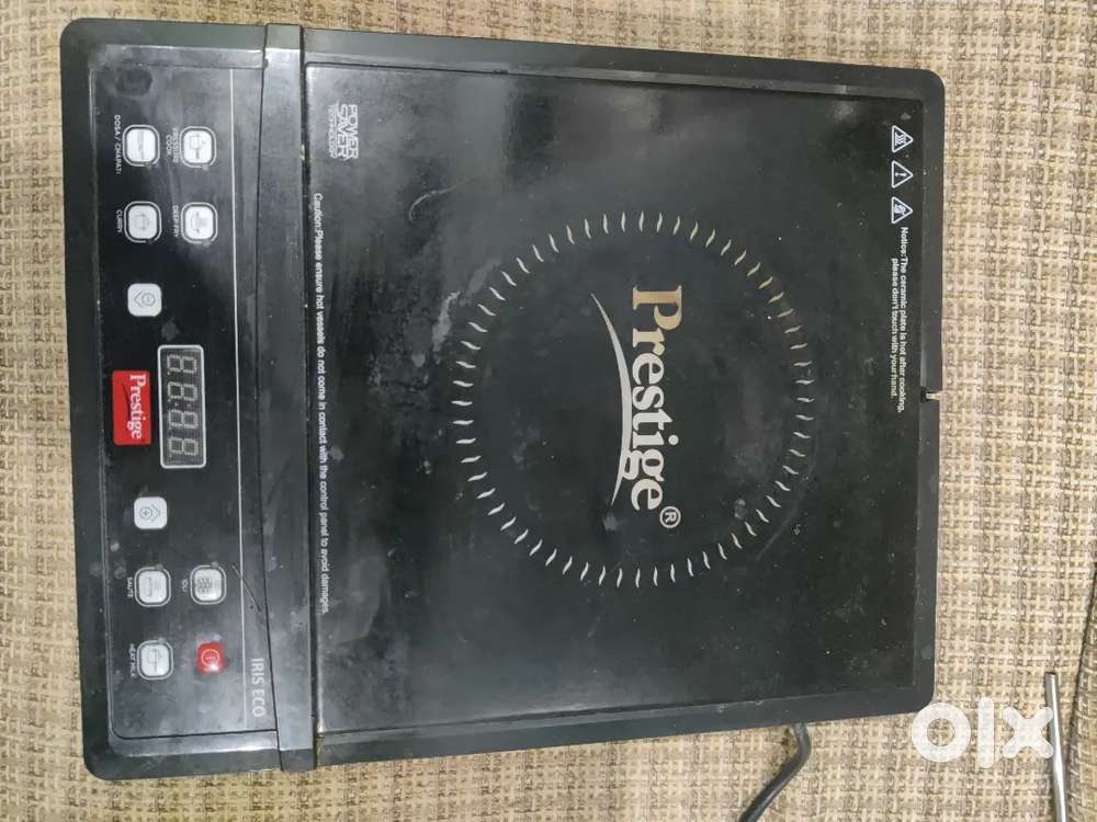 Prestige Iris 1.0 Induction Cooktop Glass with Push Button (Black)
