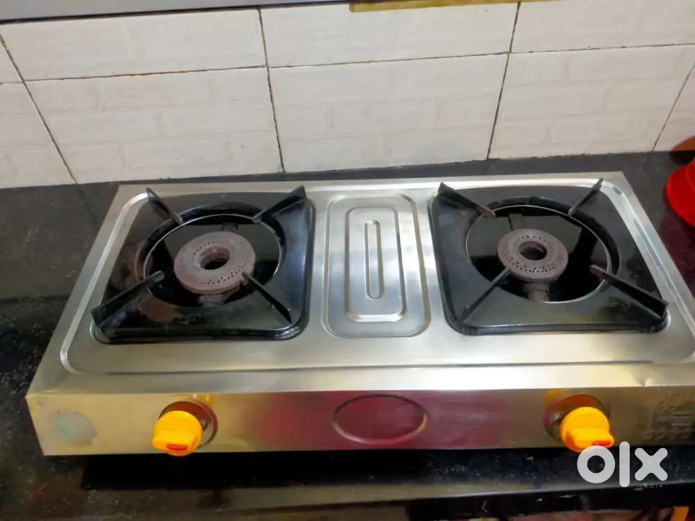 Double Gas chulla  plus regulator plus pipe