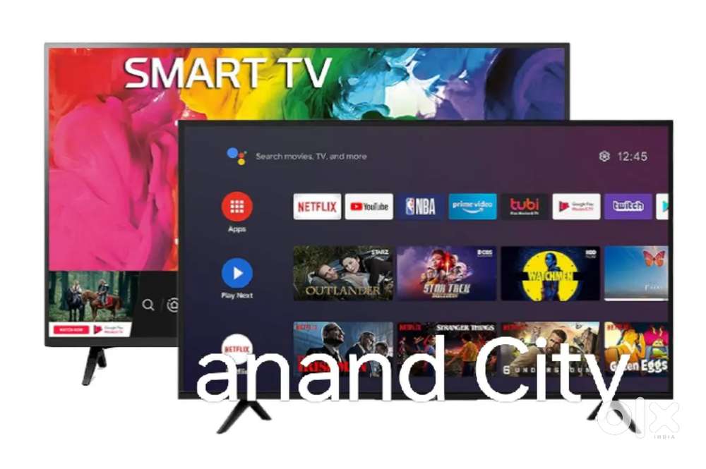 43 inch smart android frameless brand new led tv with 600 free channel