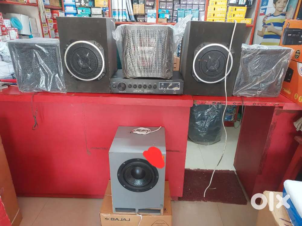 5.1 channel amplifier with woofer