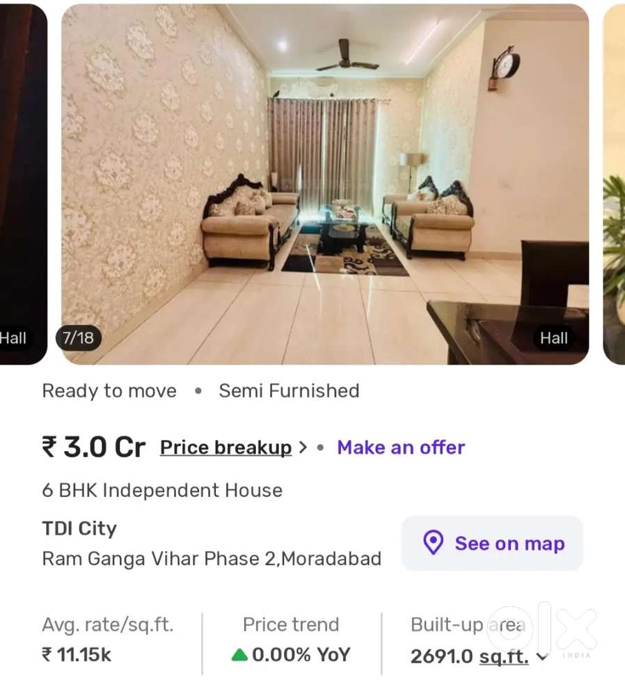 Ready to move Independent House facing west