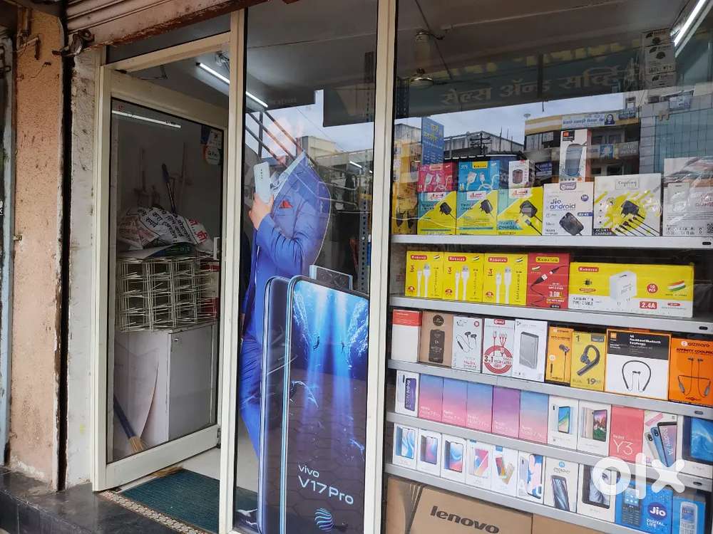 Shop furniture with full setup and material for mobile and computer