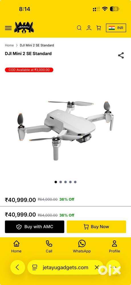 DJI Mini 2 SE Drone with Controller Lightweight with QHD Video