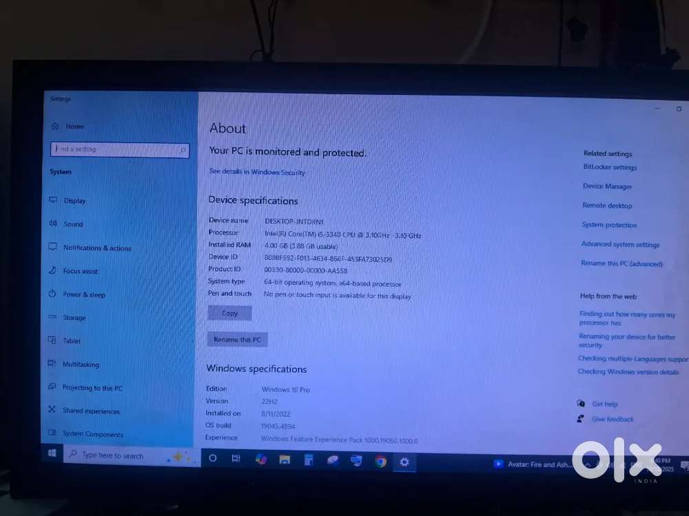 HP Intel i5 Computer