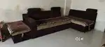 Sofa cum Bed, set of 3+2 + puffy + 4 big pillows
