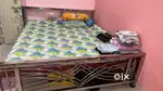 STEEL BED 6ft/6.5ft New Condition