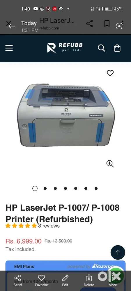 Hp p1007 good condition