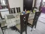 Dining table 6 chair set for sale