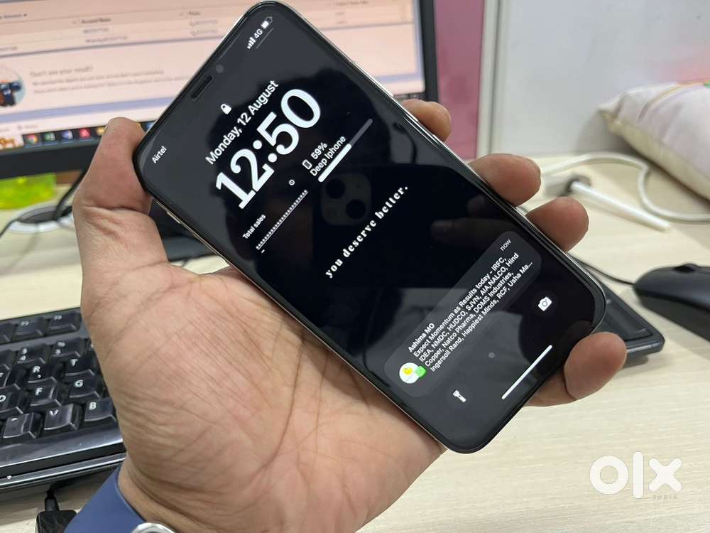 Iphone X 256 GB silver mild condition exchange available