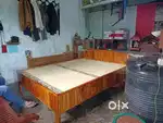 Wooden bed