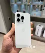 Iphone 15 pro max white titanium available in warranty Refurbished