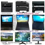 Monitors  / பிரின்டர்ஸ் and Laptops  Very low price available