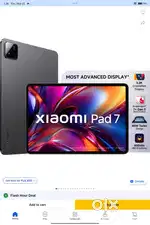 Xiomi pad 7 1 month old with bill box charger