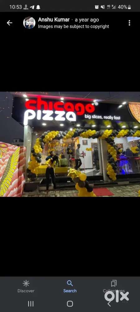 full pizza equipment and furniture sale