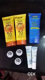 Branded Sunscreens Set of 7 & Face Wash @800/ total MRP - 2130