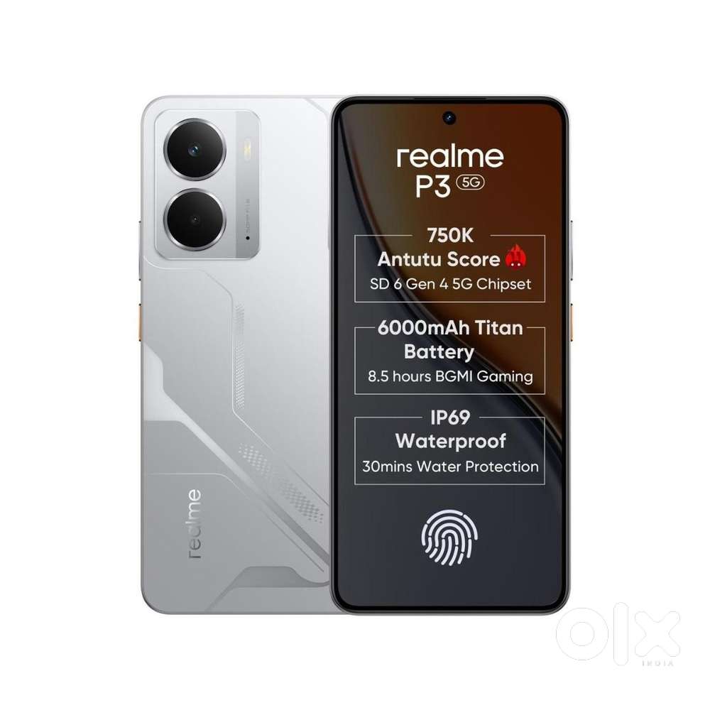 Realme P3 5G 6gb/128gb with 8 months warranty
