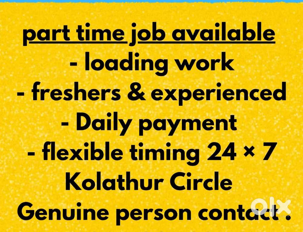 Loading work near Kolathur circle