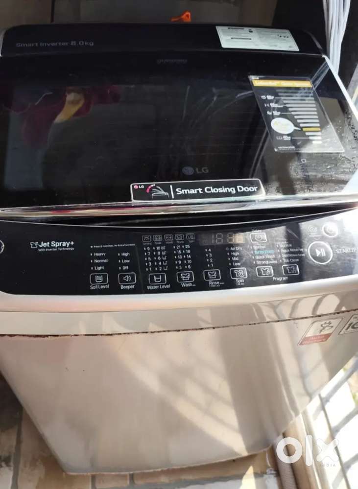 LG washing machine capacity 8 litres. Fully automatic
