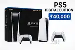 PS5 Digital Edition 

Brand New 

Only ₹43,000 

Bill & Box