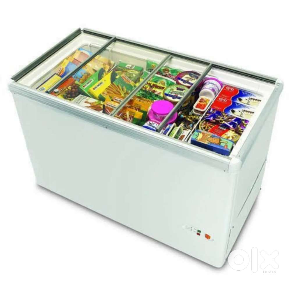 Used Deep Freezer with Top Glass for Ice Cream Display