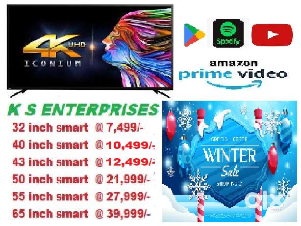 WINTER OFFER 50 INCH GOOGLE TV, 4K UHD, VOICE COMMAND @ 21,999/- ONLY