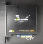 capture card and live streaming 4k 4 channels av matrix vc 42
