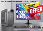 DESKTOP COMPUTER  MONITOR  CPU - WARRANTY 1 YEAR  i3 3rd  8gb  RAM
