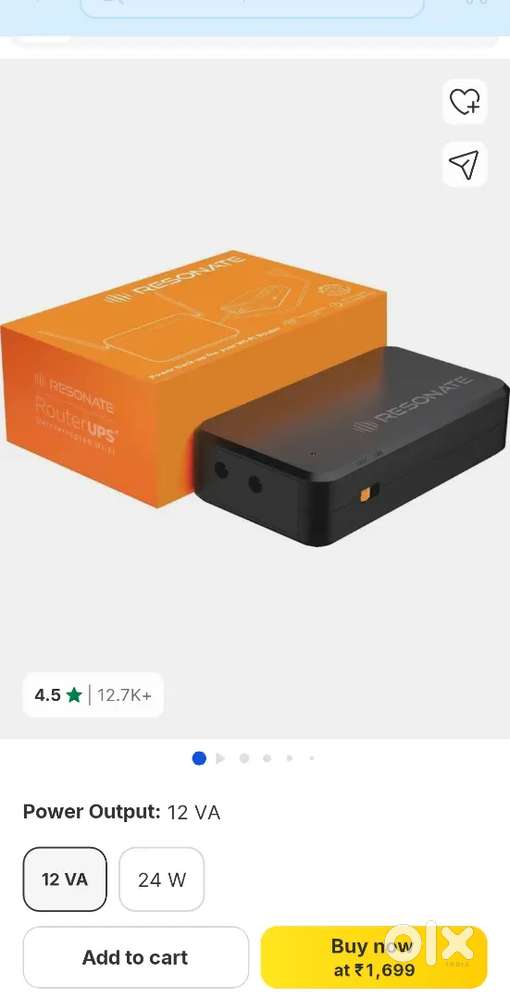 Resonate CRU12V2A Wifi ROUTER POWER BANK