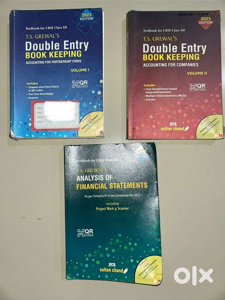 Class 12 TS GREWAL accounts all 3 volumes