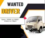 TATA ACE DRIVER (9AM TO 7:30PM)