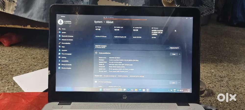 Offer for poor students HP LAPTOP i7