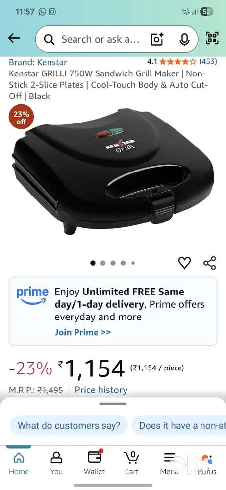 Kenstar Sandwich Maker