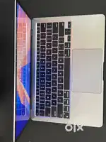 Apple Macbook Air M1 with free cover and laptop sleeve. 8GB, 256GB